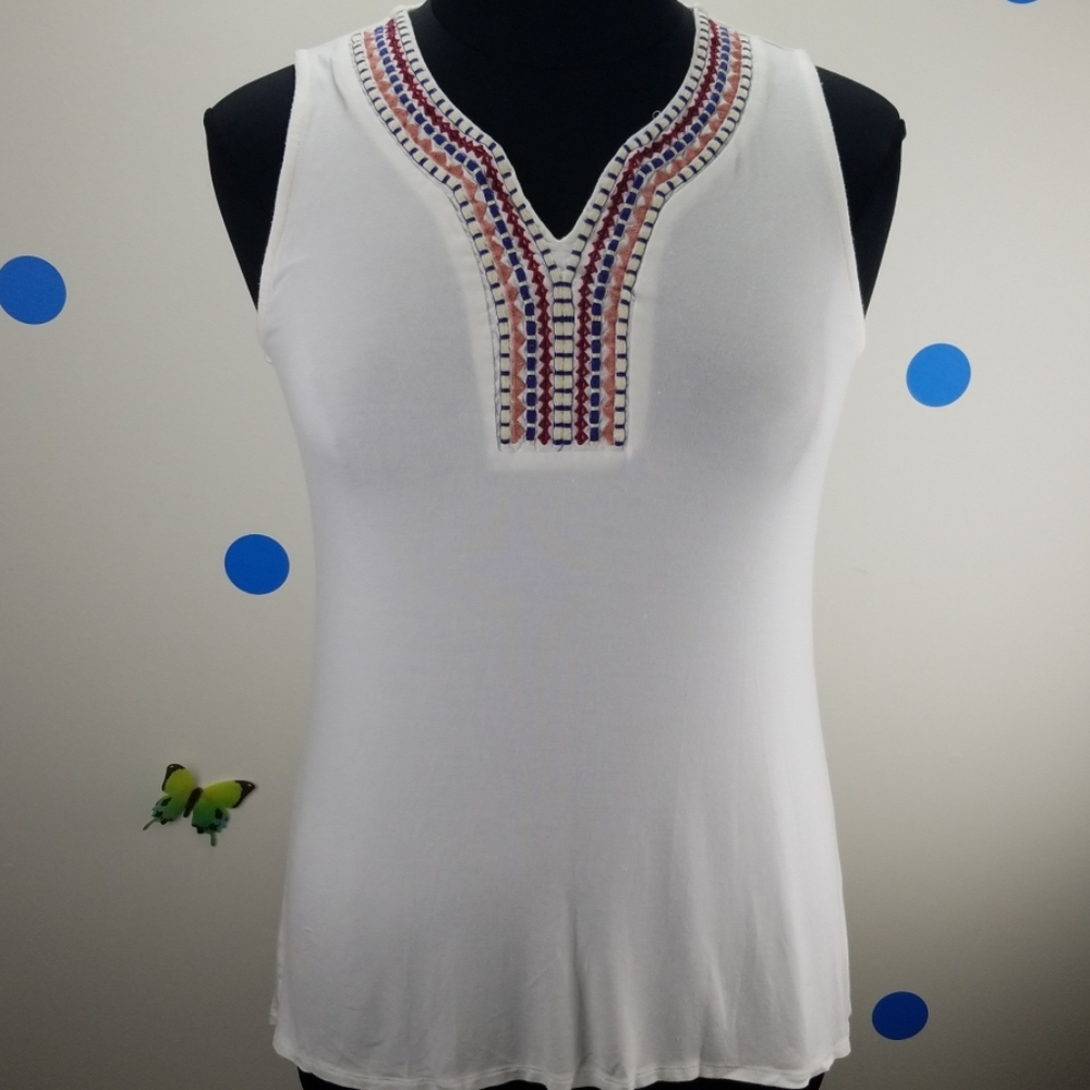 Moon and Sky Cream Colored Top